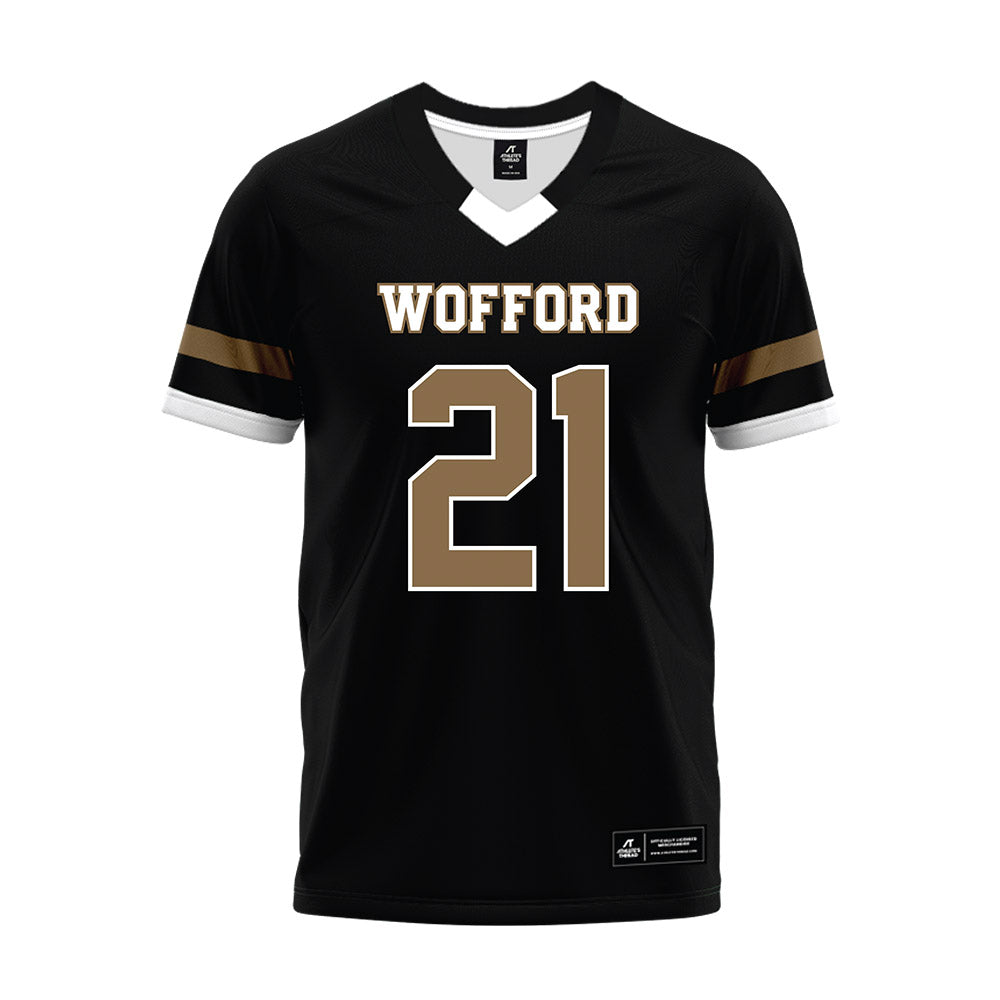 Wofford - NCAA Football : Adonis Garcia - Black Premium Football Jersey-0