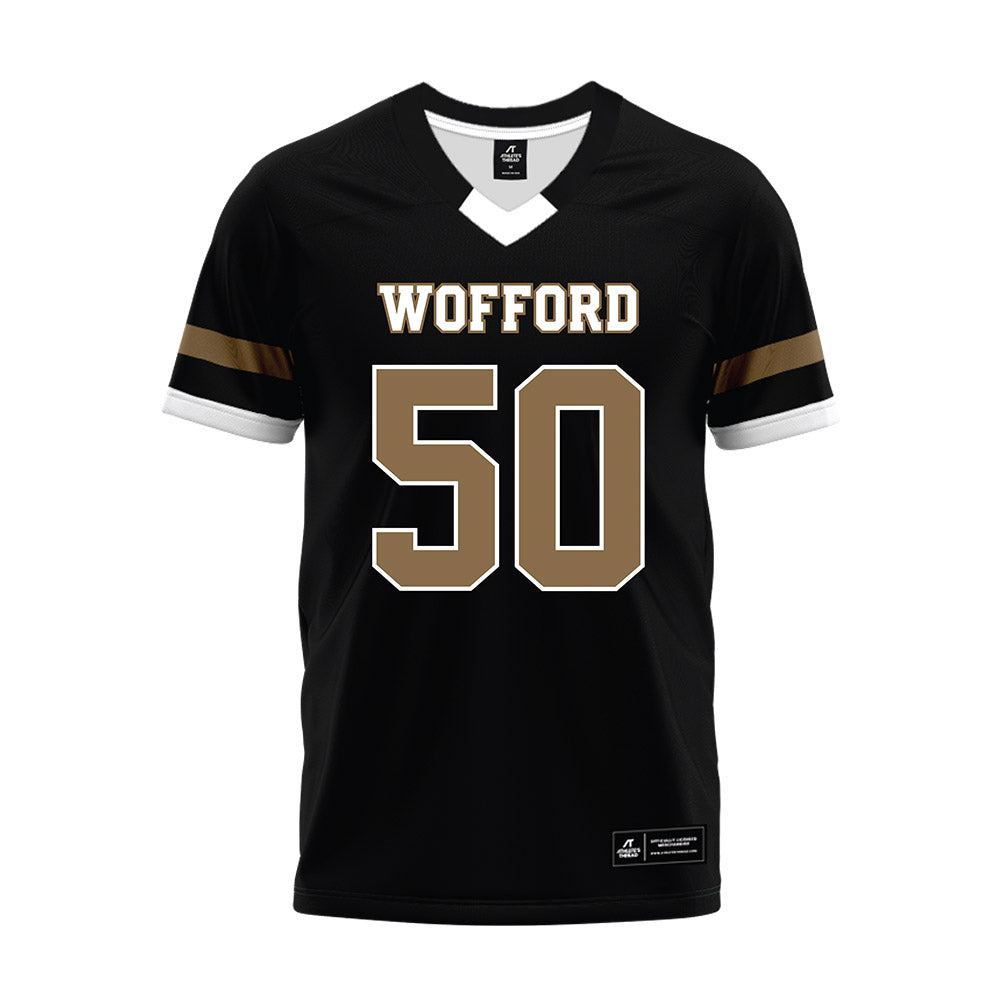 Wofford - NCAA Football : G-Luke Moise - Black Premium Football Jersey-0