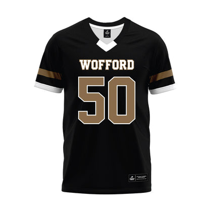 Wofford - NCAA Football : G-Luke Moise - Black Premium Football Jersey-0