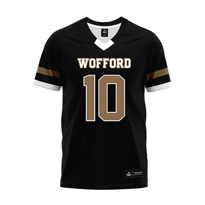 Wofford - NCAA Football : Terrence Honeywood - Black Premium Football Jersey-0