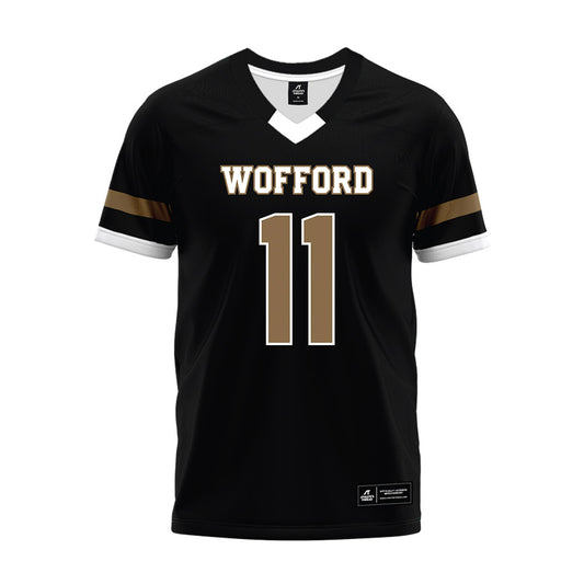 Wofford - NCAA Football : Caleb Oliver - Black Premium Football Jersey-0