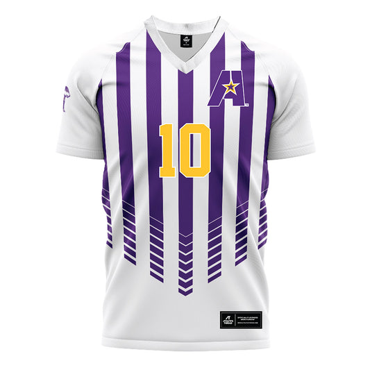 LSUA - NCAA Women's Soccer : Alexia Bermejo Jo - White Soccer Jersey-0
