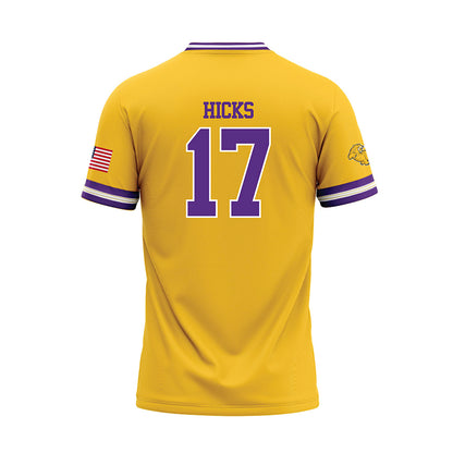LSUE - NCAA Baseball : Dayton Hicks - Gold Baseball Jersey-1