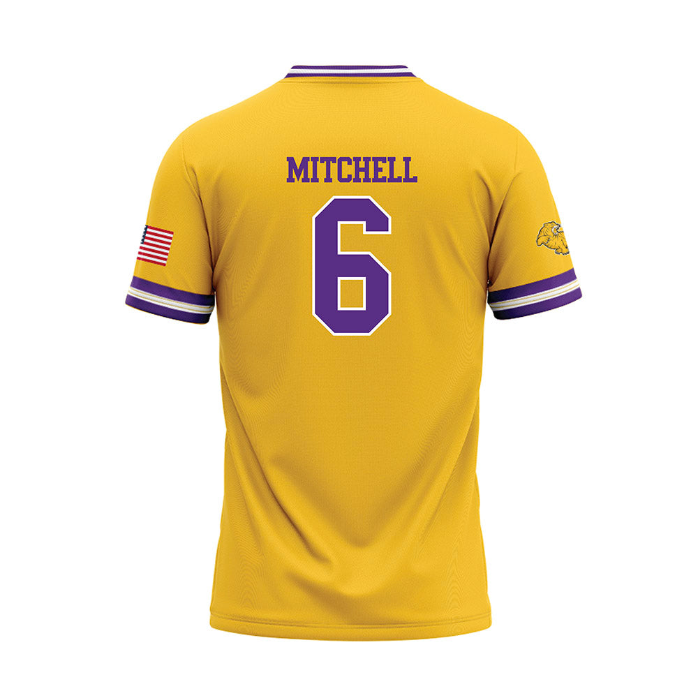 LSUE - NCAA Baseball : Tyler Mitchell - Gold Baseball Jersey-1