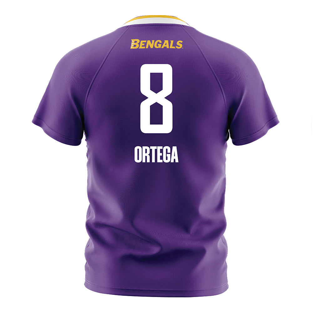 LSUE - NCAA Women's Soccer : Abigail Ortega - Purple Soccer Jersey-1