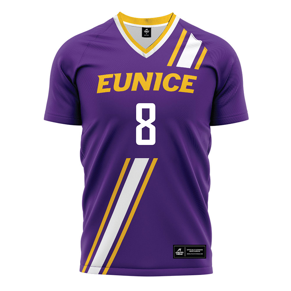 LSUE - NCAA Women's Soccer : Abigail Ortega - Purple Soccer Jersey-0