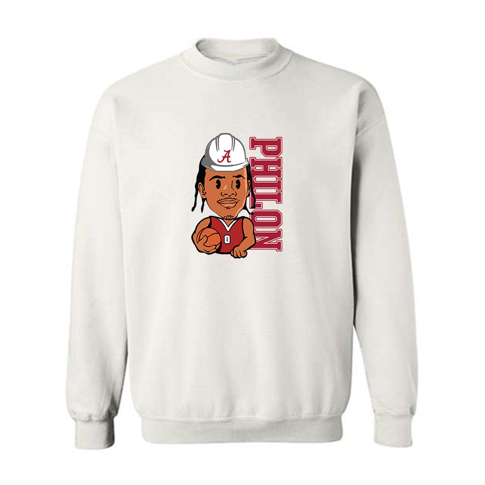 Alabama - NCAA Men's Basketball : Labaron Philon - Crewneck Sweatshirt-0