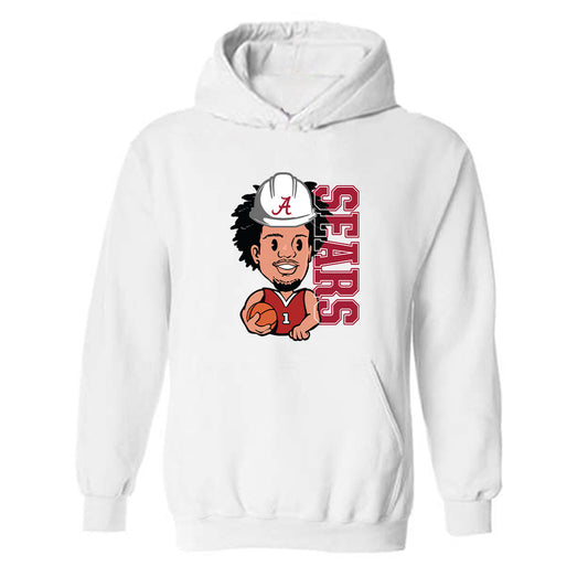 Alabama - NCAA Men's Basketball : Mark Sears - Hooded Sweatshirt-0