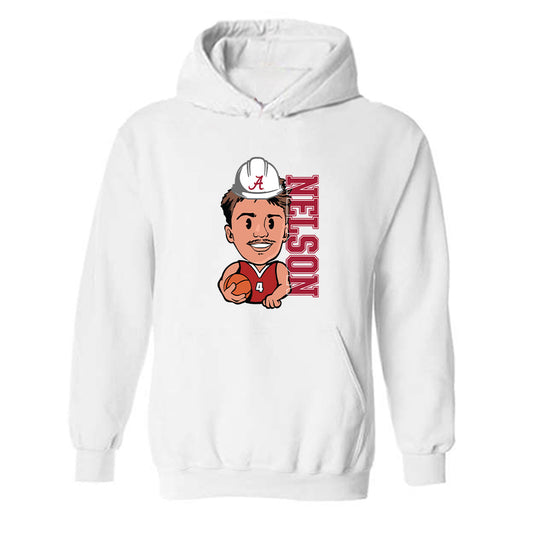 Alabama - NCAA Men's Basketball : Grant Nelson - Hooded Sweatshirt-0