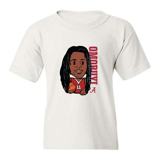 Alabama - NCAA Men's Basketball : Clifford Omoruyi - Individual Caricature Youth T-Shirt-0