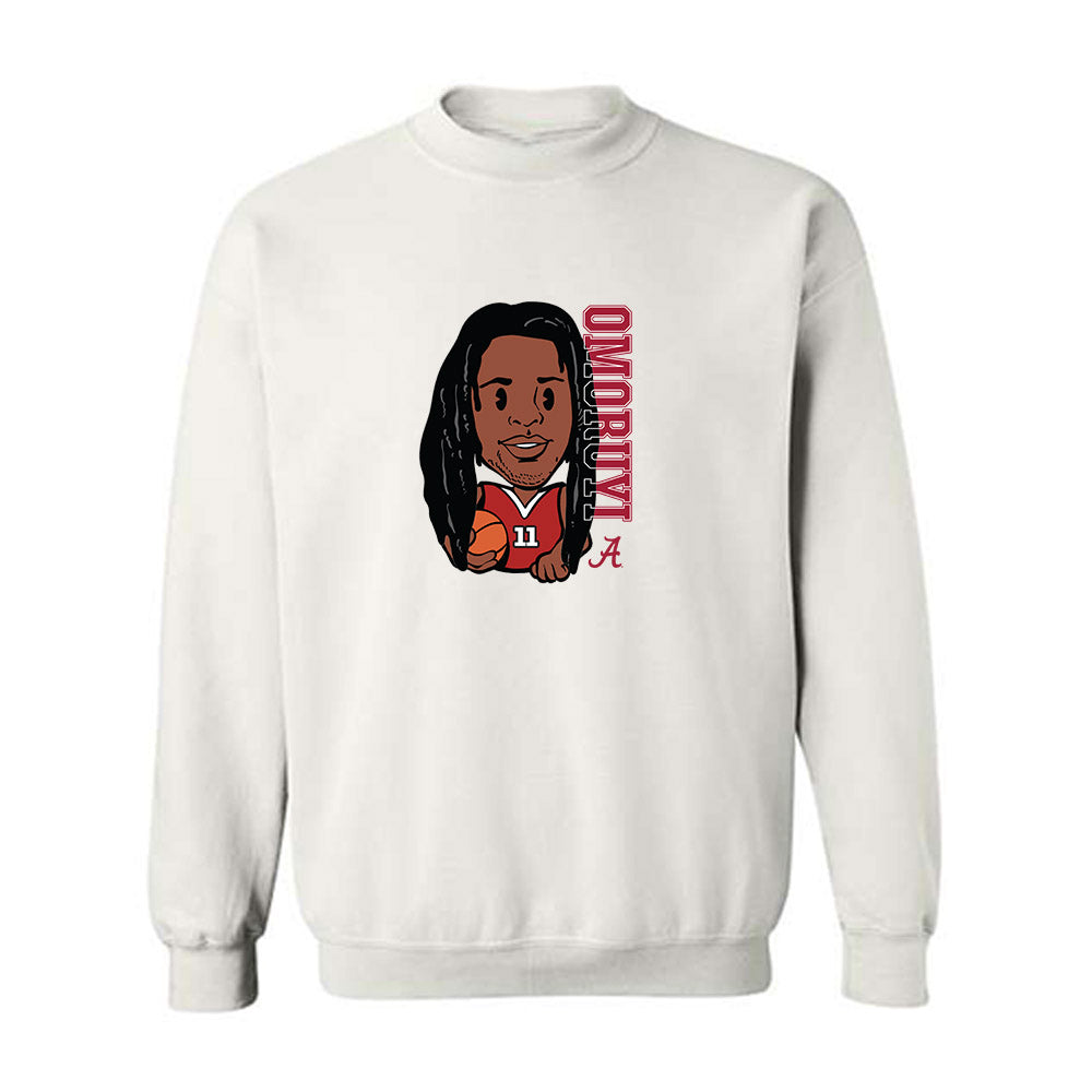 Alabama - NCAA Men's Basketball : Clifford Omoruyi - Individual Caricature Crewneck Sweatshirt-0