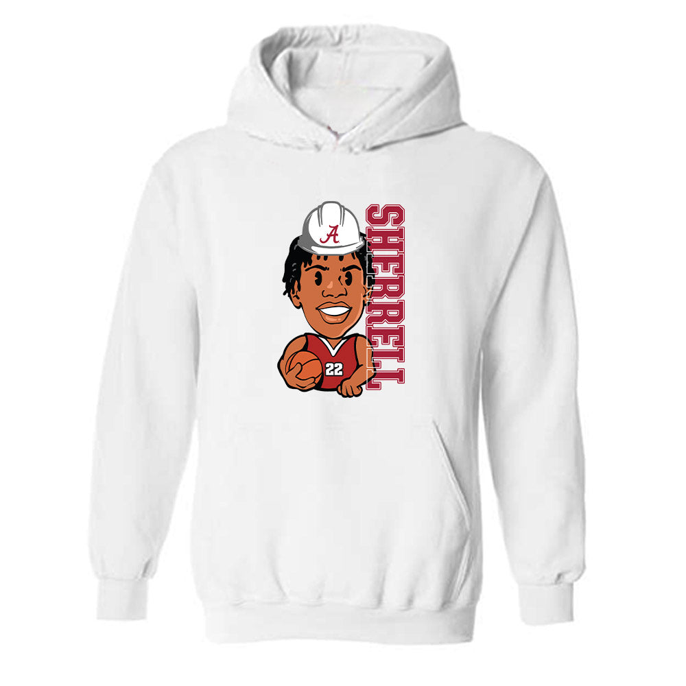 Alabama - NCAA Men's Basketball : Aiden Sherrell - Hooded Sweatshirt-0