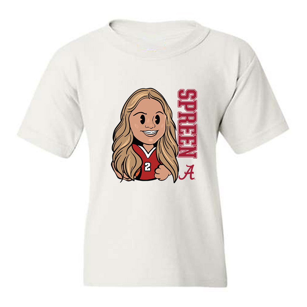 Alabama - NCAA Women's Basketball : Chloe Spreen - Youth T-Shirt-0