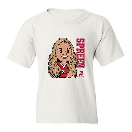 Alabama - NCAA Women's Basketball : Chloe Spreen - Youth T-Shirt-0