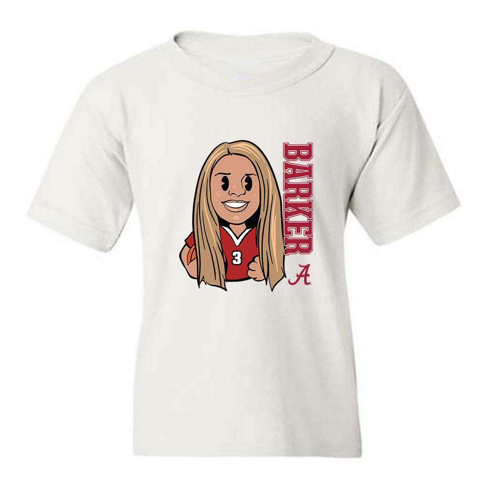 Alabama - NCAA Women's Basketball : Sarah Ashlee Barker - Youth T-Shirt-0