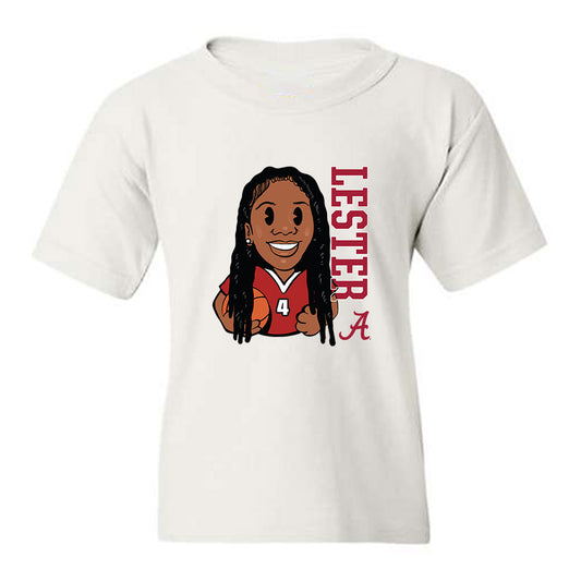 Alabama - NCAA Women's Basketball : Eris Lester - Youth T-Shirt-0