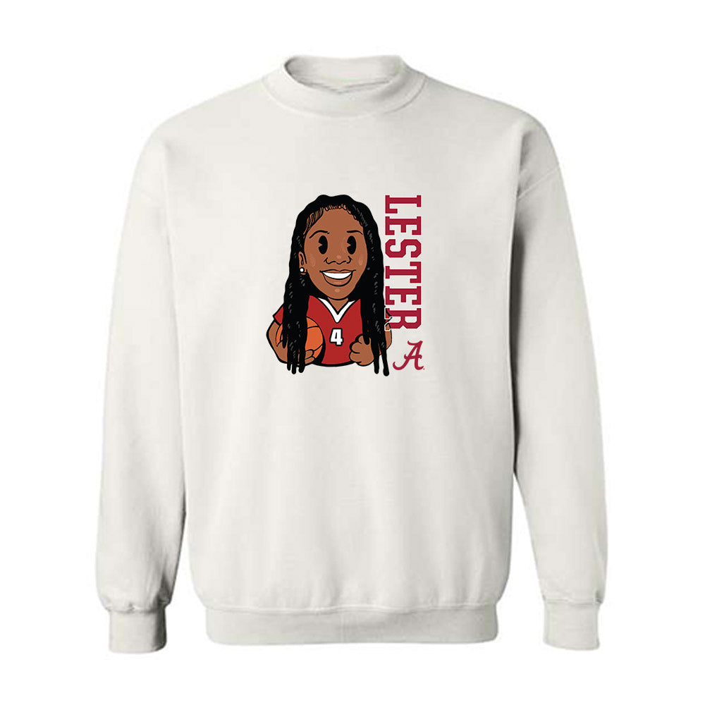 Alabama - NCAA Women's Basketball : Eris Lester - Crewneck Sweatshirt-0