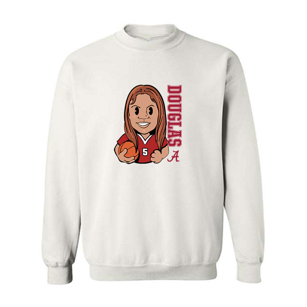 Alabama - NCAA Women's Basketball : Reychel Douglas - Crewneck Sweatshirt-0