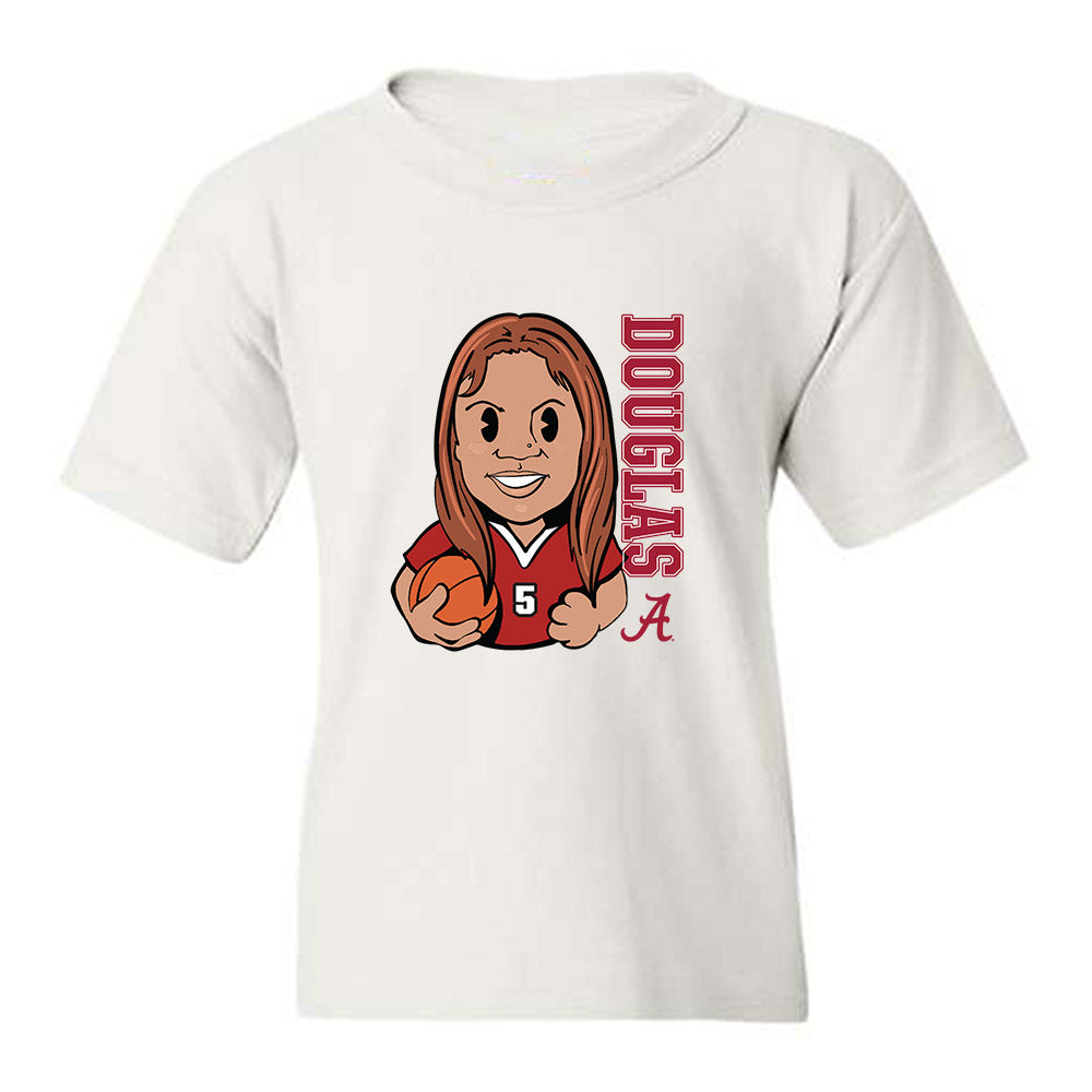 Alabama - NCAA Women's Basketball : Reychel Douglas - Youth T-Shirt-0