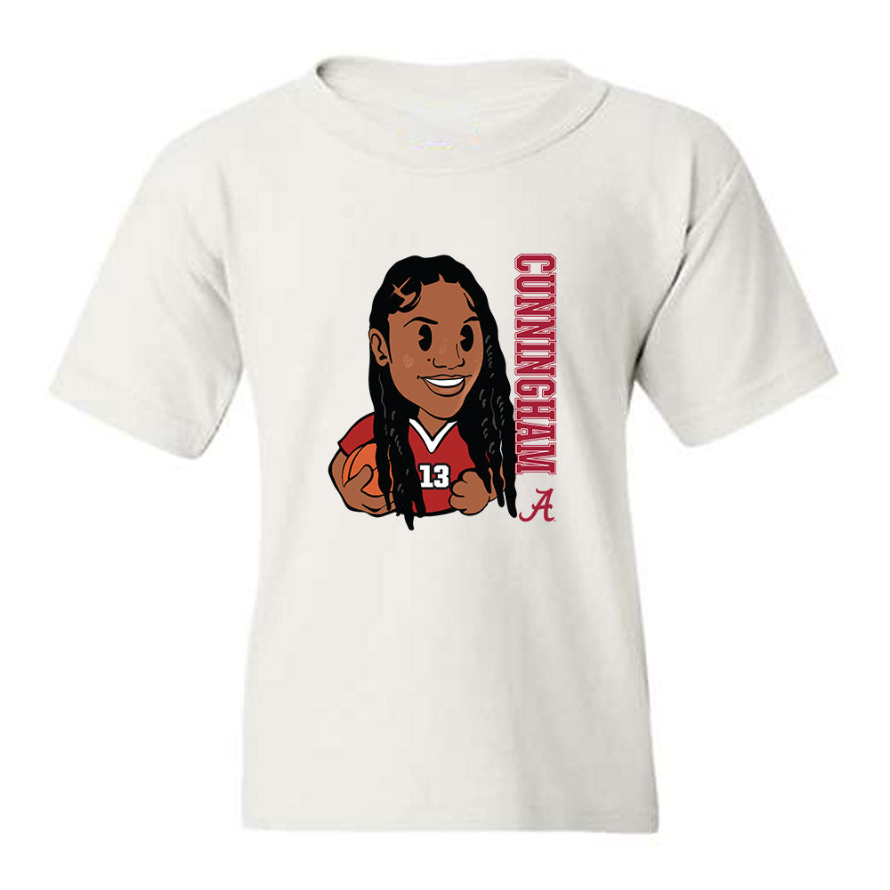 Alabama - NCAA Women's Basketball : Jeanna Cunningham - Youth T-Shirt-0