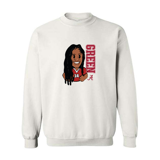 Alabama - NCAA Women's Basketball : Zaay Green - Crewneck Sweatshirt-0