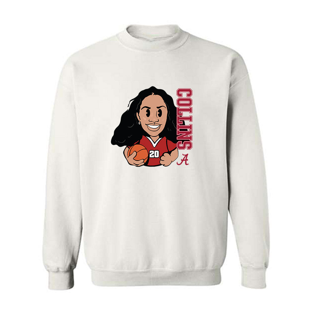 Alabama - NCAA Women's Basketball : Diana Collins - Crewneck Sweatshirt-0