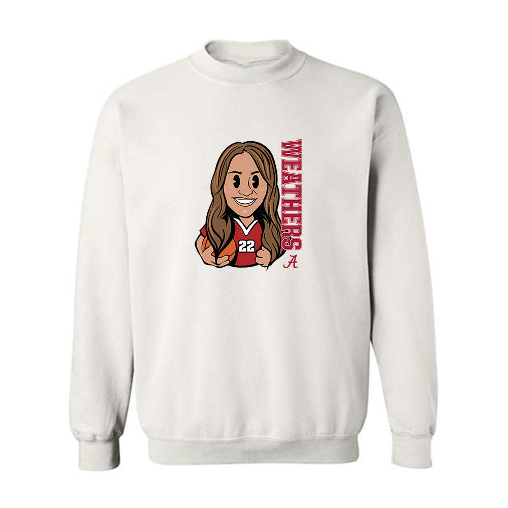 Alabama - NCAA Women's Basketball : Karly Weathers - Crewneck Sweatshirt-0