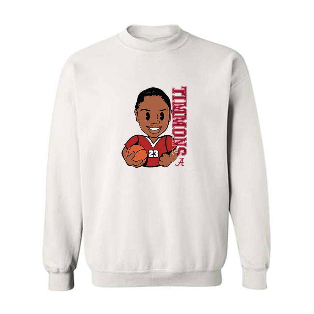 Alabama - NCAA Women's Basketball : Jessica Timmons - Crewneck Sweatshirt-0