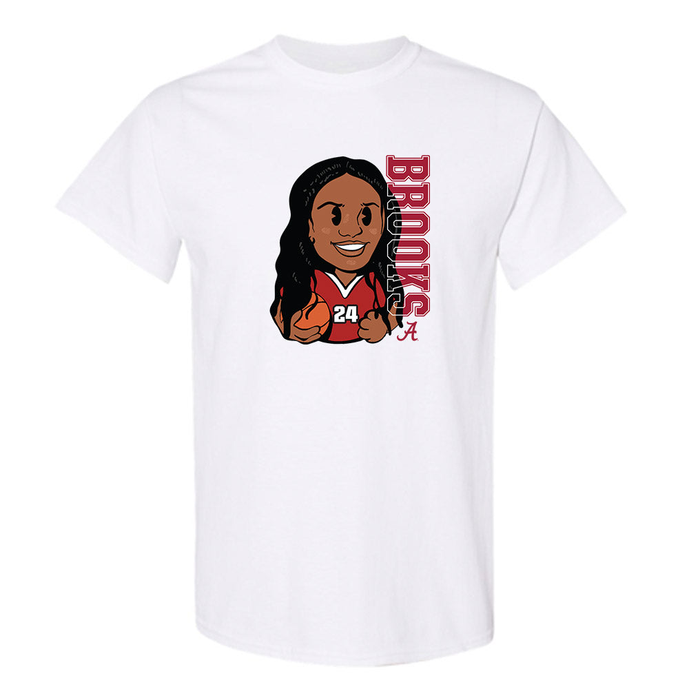 Alabama - NCAA Women's Basketball : Leah Brooks - T-Shirt-0