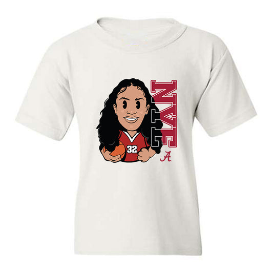 Alabama - NCAA Women's Basketball : Aaliyah Nye - Youth T-Shirt-0