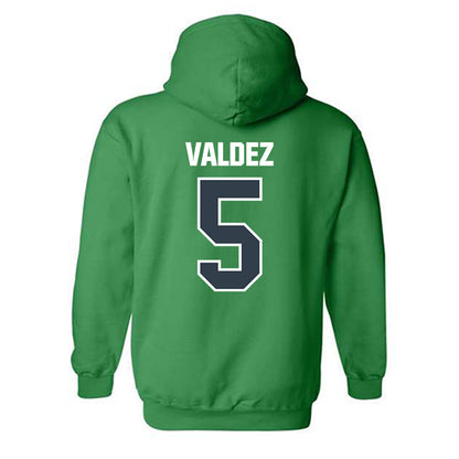 UAM - NCAA Men's Basketball : Gianssen Valdez - Classic Shersey Hooded Sweatshirt-1