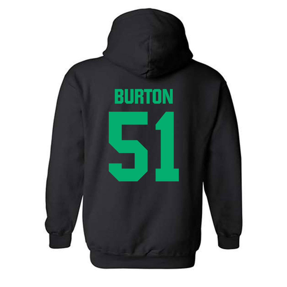 UAM - NCAA Baseball : Drew Burton - Classic Shersey Hooded Sweatshirt-1