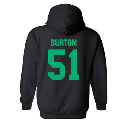 UAM - NCAA Baseball : Drew Burton - Classic Shersey Hooded Sweatshirt-1