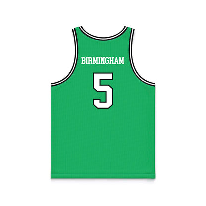 UAM - NCAA Men's Basketball : Jackson Birmingham - Green Basketball Jersey-1