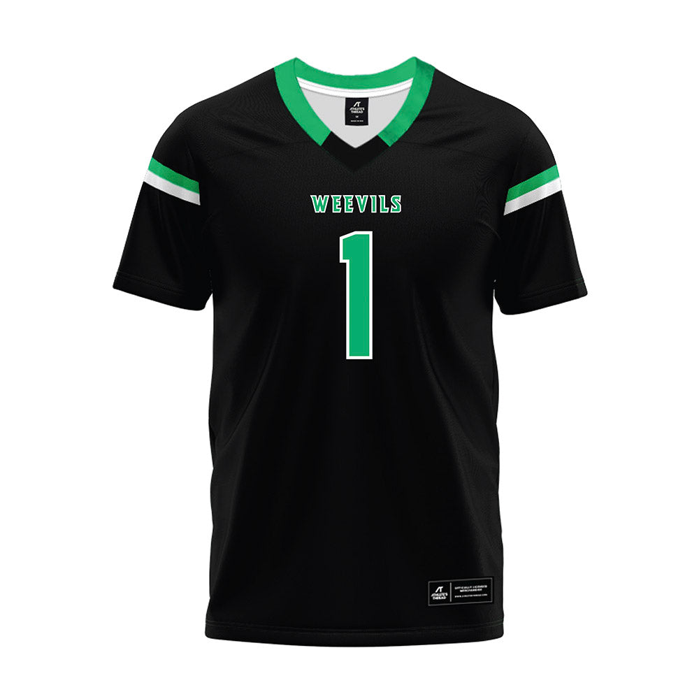 UAM - NCAA Football : Jaylen Sulton - Black Premium Football Jersey-0