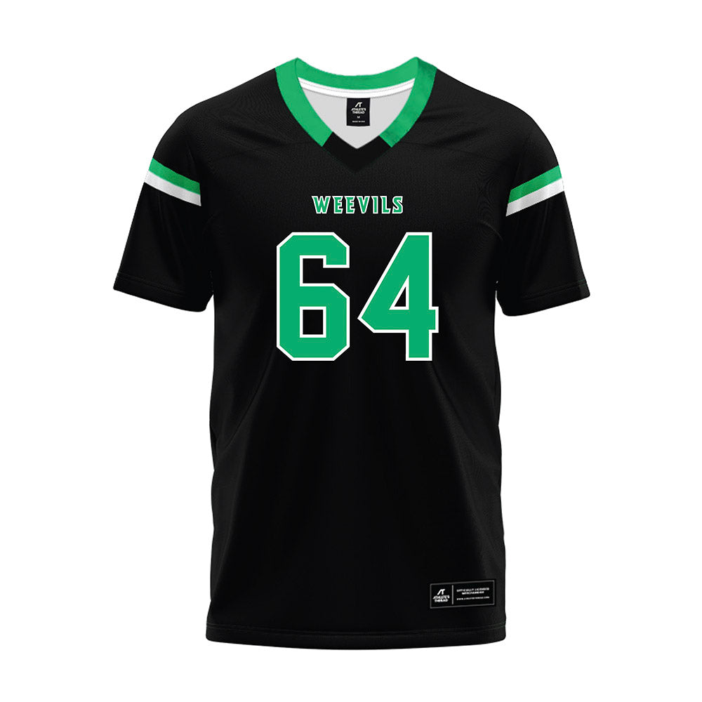 UAM - NCAA Football : Karter Sanders - Black Premium Football Jersey-0