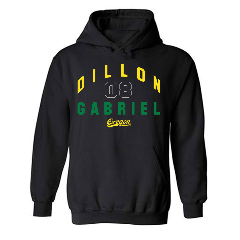 Oregon - NCAA Football : Dillon Gabriel - Classic Shersey Hooded Sweatshirt-0