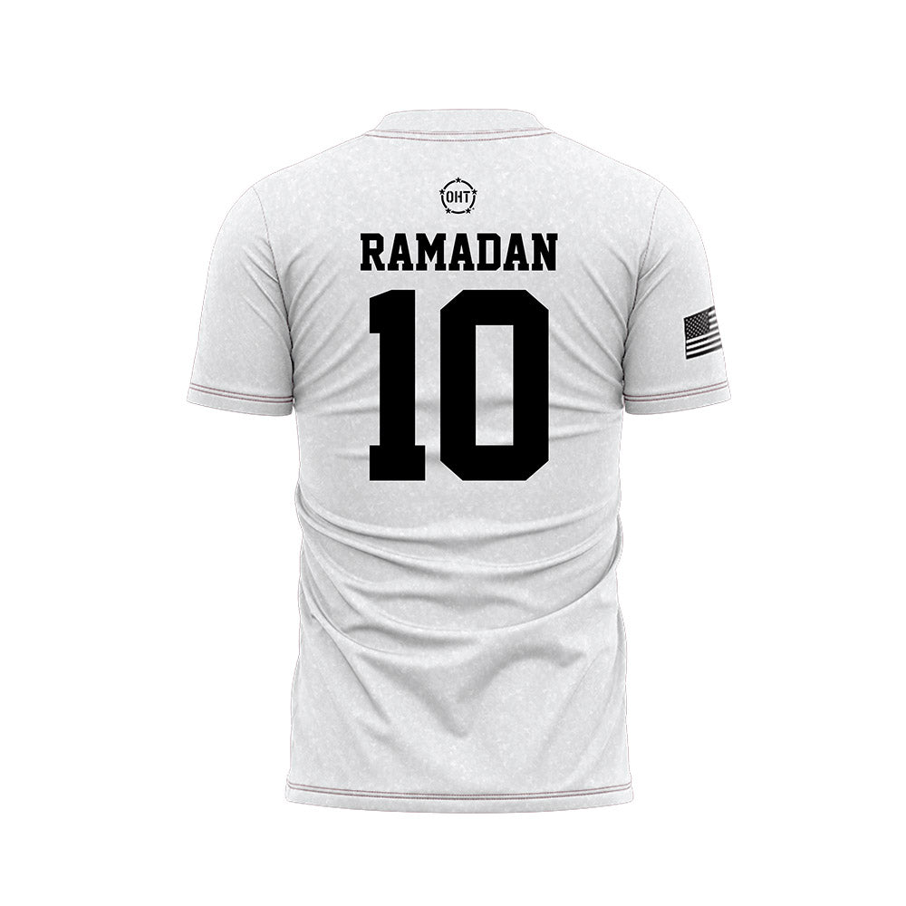 Alabama - NCAA Women's Soccer : Nadia Ramadan - Operation Hat Trick Soccer Jersey-1