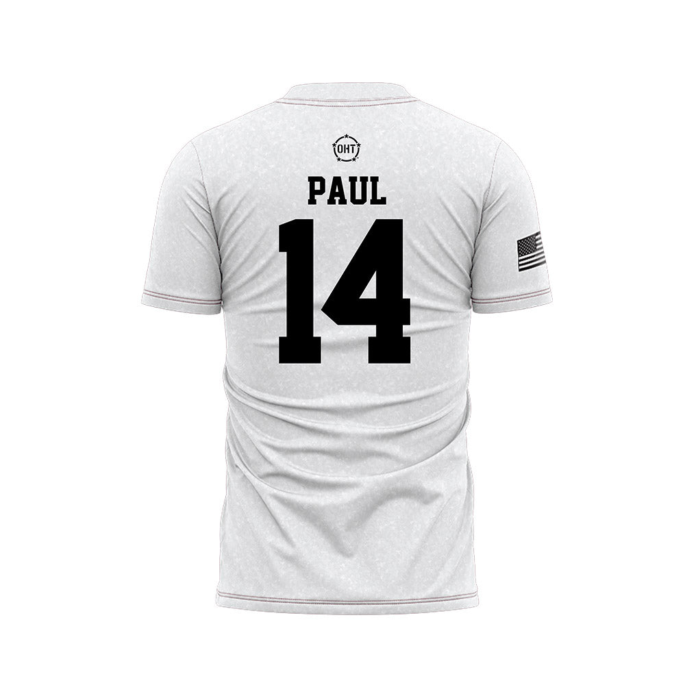 Alabama - NCAA Women's Soccer : Gianna Paul - Operation Hat Trick Soccer Jersey-1