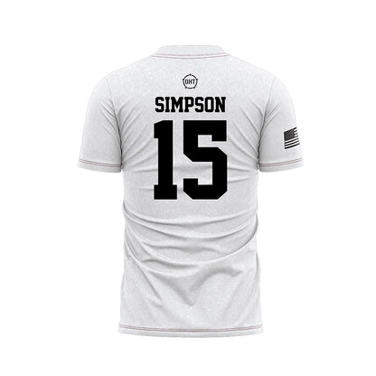 Alabama - NCAA Football : Ty Simpson - Operation Hat Trick Soccer Jersey-1