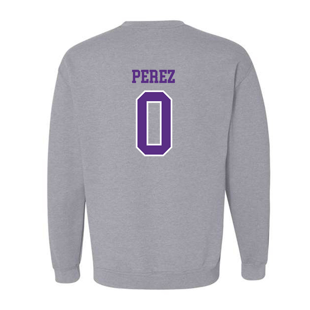 LSUS - NCAA Baseball : Andrew Perez - Classic Shersey Crewneck Sweatshirt-1
