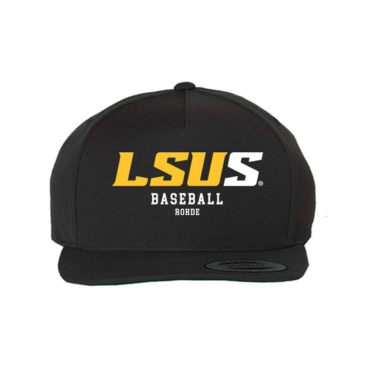 LSUS - NCAA Baseball : Isaac Rohde - Snapback Hat-0
