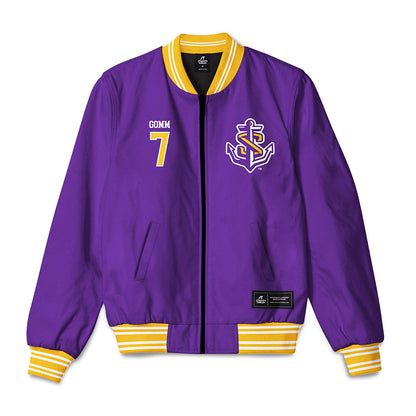 LSUS - NCAA Baseball : Austin Gomm - Bomber Jacket-0