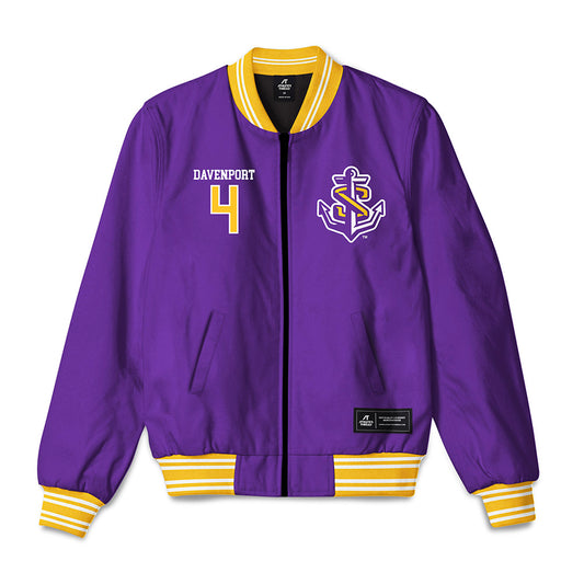 LSUS - NCAA Baseball : Ryan Davenport - Bomber Jacket-0