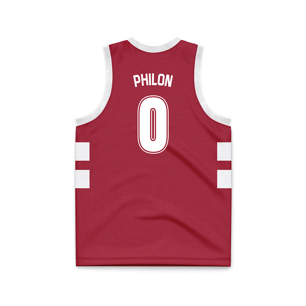 Alabama - NCAA Men's Basketball : Labaron Philon - Basketball Jersey-1