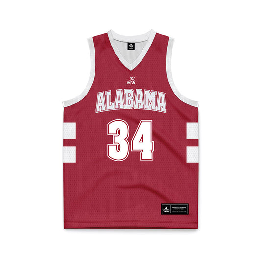 Alabama - NCAA Men's Basketball : Collins Onyejiaka - Basketball Jersey-0