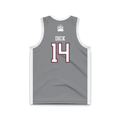 Montana - NCAA Women's Basketball : Lauren Dick - Grey Basketball Jersey-1