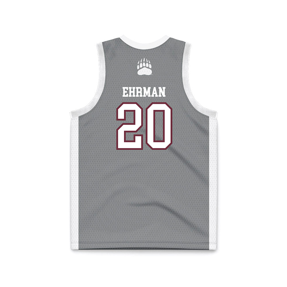 Montana - NCAA Women's Basketball : Remignton Ehrman - Grey Basketball Jersey-1