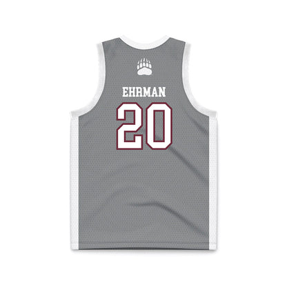 Montana - NCAA Women's Basketball : Remignton Ehrman - Grey Basketball Jersey-1