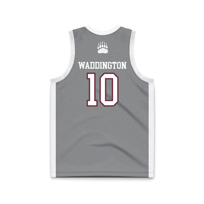 Montana - NCAA Women's Basketball : Avery Waddington - Grey Basketball Jersey-1